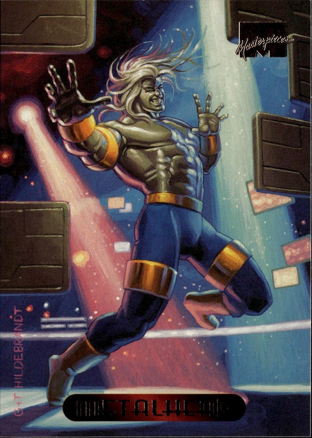 1994 Fleer Marvel Masterpieces Hildebrandt Brothers #75 Metalhead