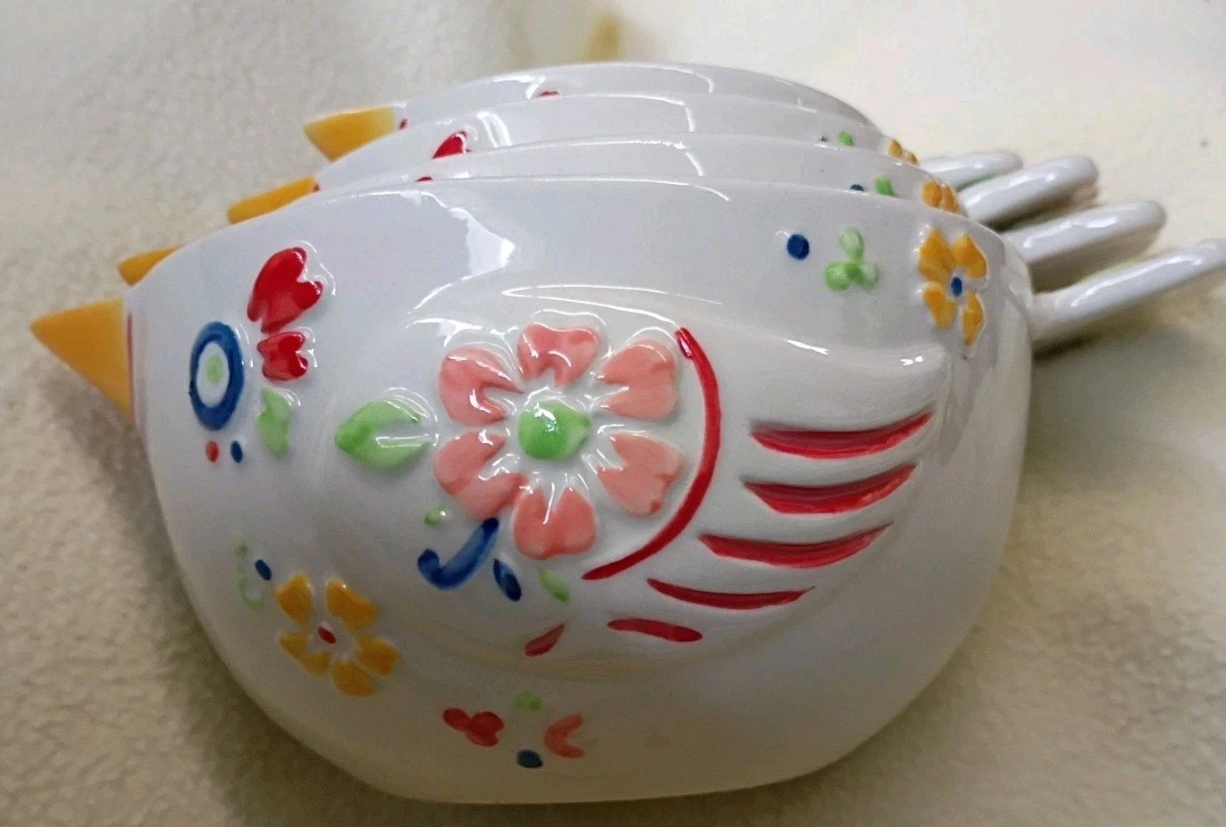 Measuring Cups Anthropologie? Set Of 4 Nesting Measuring Cups Beautiful Birds