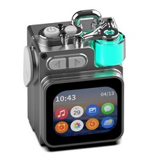 Bluetooth Speaker Metal Mechanical with LED Screen RGB Desktop Subwoofer8515