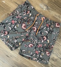 George Mens Swim Trunks Tropical Hawaiian Multicolor Size Large 36-38 Pockets