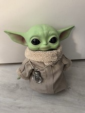 Grogu Baby Yoda Plush Figure w/ Pendant Mattel Star Wars The Child Mandalorian