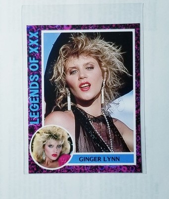GINGER LYNN LEGENDS OF XXX CUSTOM NOVELTY ART CARD WITH BACK