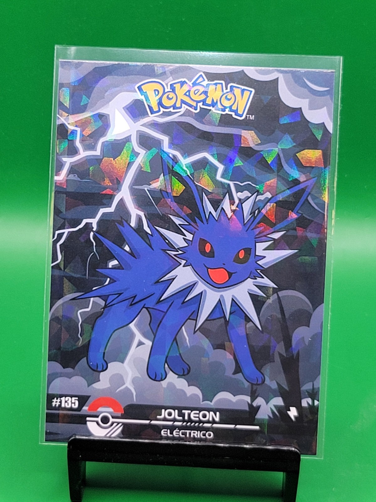 Jolteon #135 - Cracked Ice Holo - Crystal Dark Black 2025 - Pokemon Card