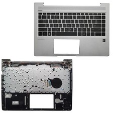 New Palmrest Keyboard For HP ProBook 440 G8 445 G8 M23770-001 Non-Backlit Silver