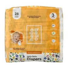 Hello Bello Premium Baby Diapers Size 3 27 Count of Disposable,...