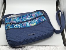 Sakroots Adjustable Crossbody Blue Seascape Quilted Square