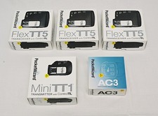 PocketWizard  3x  FlexTT5    1x  MiniTT1     1x  AC3   für Nikon