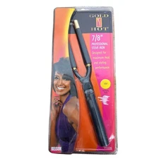 Gold 'N Hot Stove Hair Iron 7/8" Styling Curls Belson Steel Barrel Curling Rod