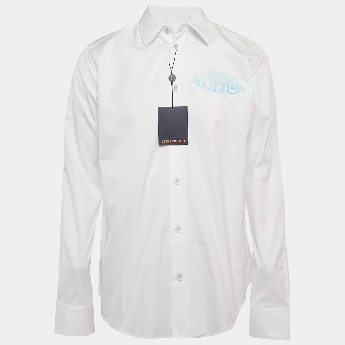 Louis Vuitton Long Sleeve White Shirts for Men for sale | eBay