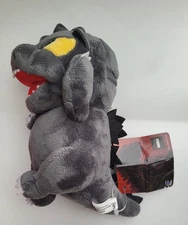 Godzilla Black Spikes 6" Plush​ Doll​ Keychain Coin Purse TOHO New w/ Tag Xlnt