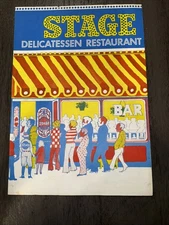 STAGE DELI MENU NYC DONG KINGMAN Reggie Jackson Frank Sinatra Mohammed Ali