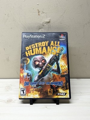 Destroy All Humans (Sony PlayStation 2, 2005) With Manual