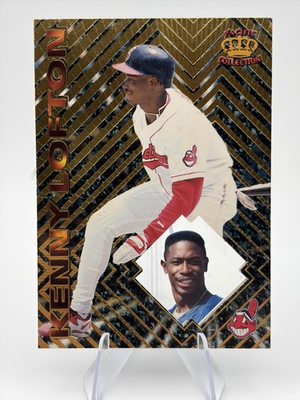 #ad 1997 Pacific Crown Collection Prism Kenny Lofton #26 Cleveland Indians $5.00
