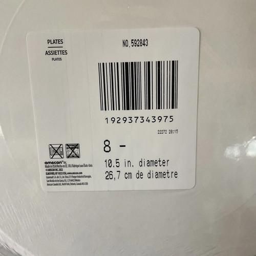 Baby In Bloom Sweet Baby Boy 10.25-inch Plates Paper 8 Per Pack Boy Baby Shower - 第 3/3 張圖片