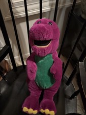 Vintage Barney The Dinosaur Large 20  Plush Stuffed Animal Lyons Group 1992