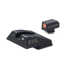 NIGHT FISION Orange Front Ring/Black Rear Rings Night Sight Set for SAR 9