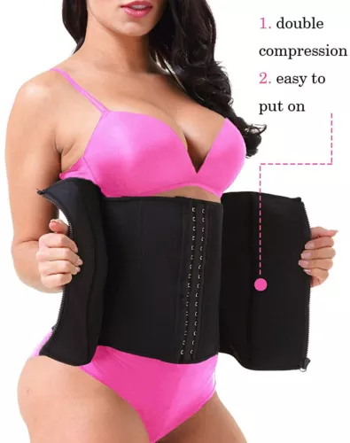 Korsett Taillentrainer Training Body Shaper Shapewear Unterbrust Bauch Cincher Gürtel - Bild 3 von 18