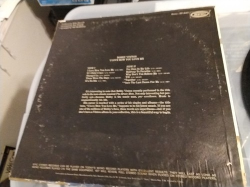 Bobby Vinton I Love How You Love Me - Vinyl Album Lp V - Picture 6 of 8