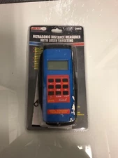 grip ultrasonic distance measurer with laser targeting