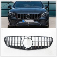 Silver Front Grille   S63S GT Style For Mercedes-Benz C217 W217 S Class Coupe