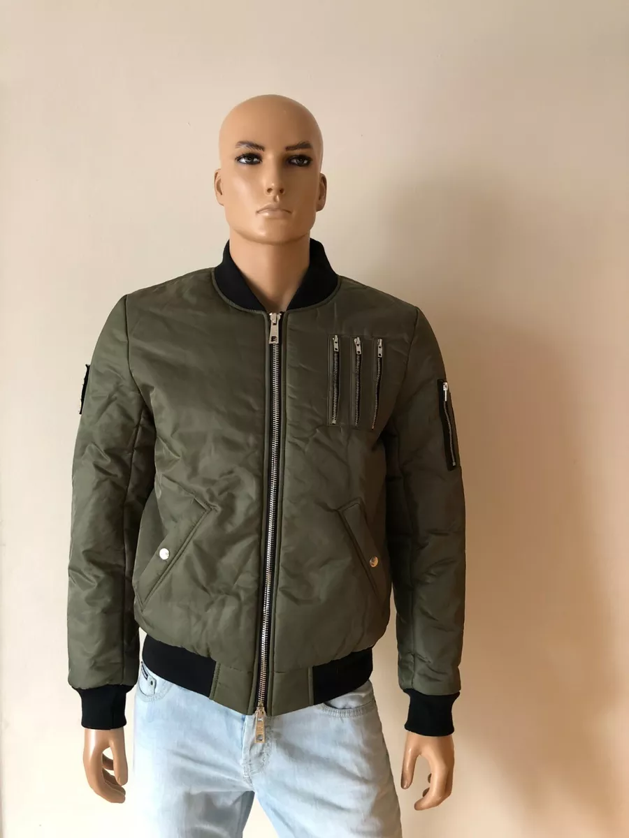 The New Designers by Alexander Pap Bomber Jacket GREEN Size L