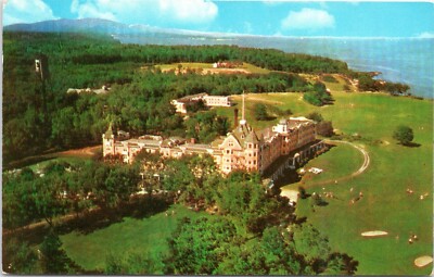 Hotel Samoset, Rockland, Maine - 1963 Chrome Postcard - Golf Course Aerial View