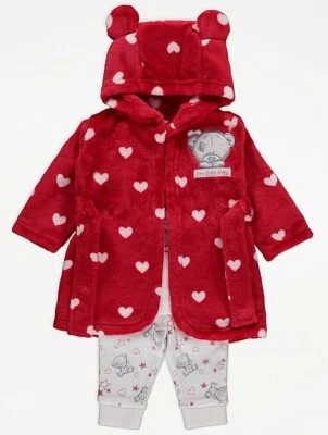 TATTY TEDDY CARTE BLANCHE (AT GEORGE) Baby Girls Boys Soft Warm Me To You Tatty Teddy Pyjamas PJs & Dressing Gown Set