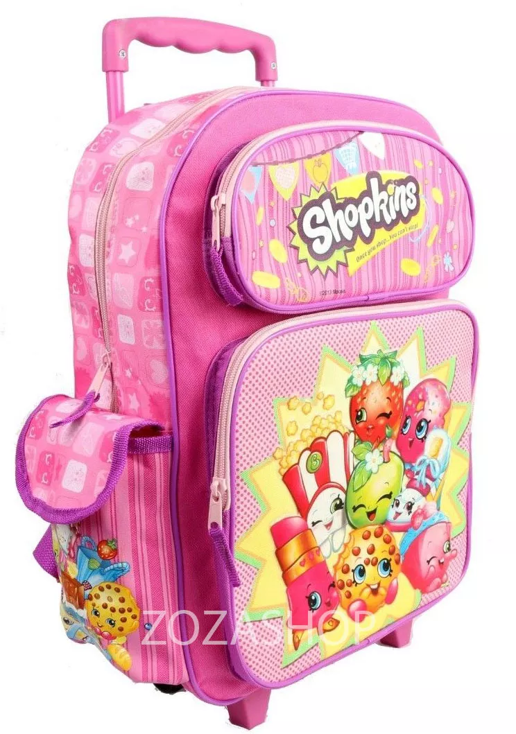 Mochila rodillos Shopkins 16" NUEVA mochila con ruedas para niñas | eBay