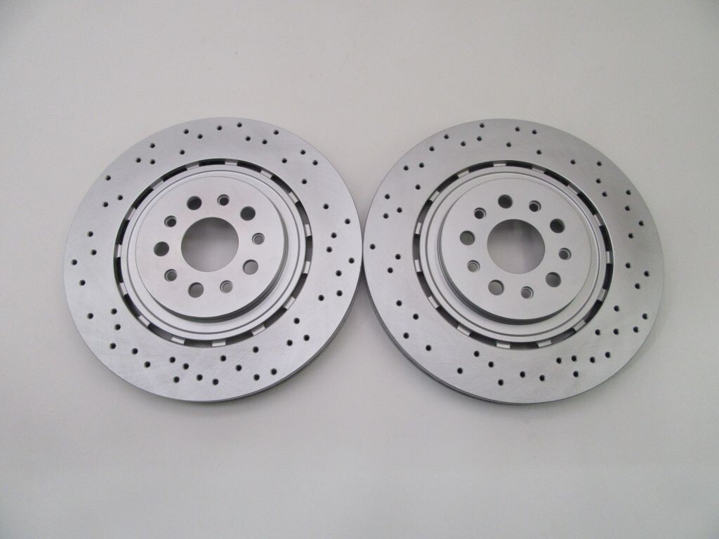 Maserati Ghibli Quattroporte front brake pads rotors #867 14-23 LOW DUST