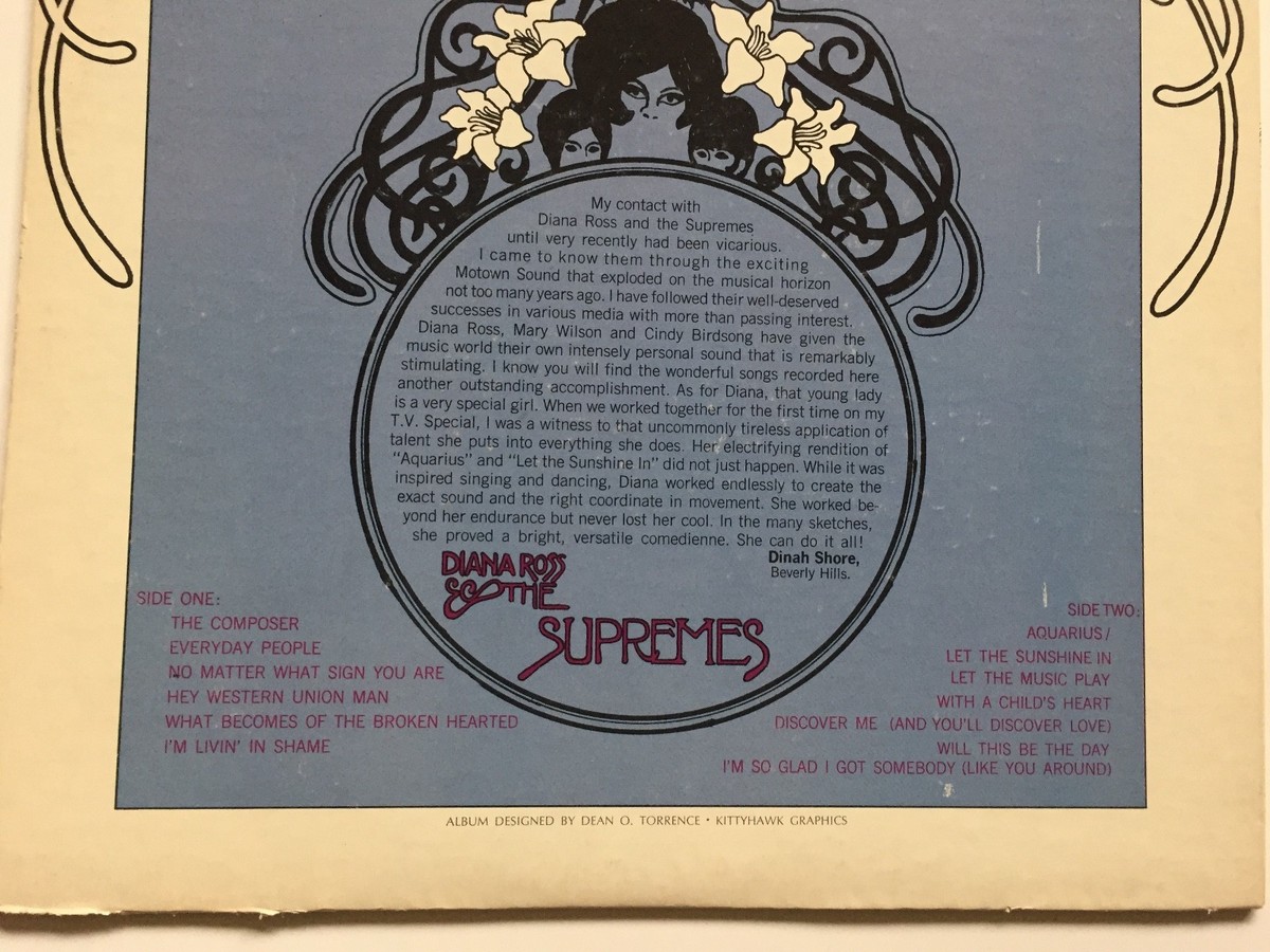 西LP Supremes Let The Sunshine In S689 Motown /00260 Diana Ross and The Supremes - Let the Sunshine In - 1969