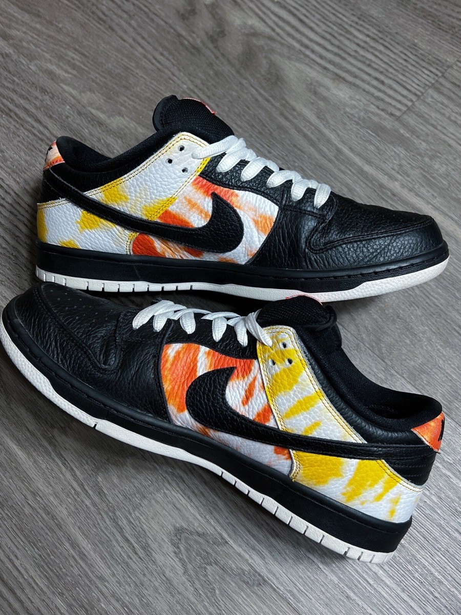 Size 10.5 - Nike Dunk SB Low Tie-Dye Raygun - Black 193656579911| eBay