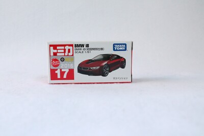 Tomica 17 First Colour Edition BMW i8 Maroon 2016