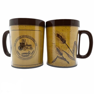 Thermo-Serv Farm-Oyl 50th Anniversary Thermal Mug Cup Made In USA Set Of 2  | eBay
