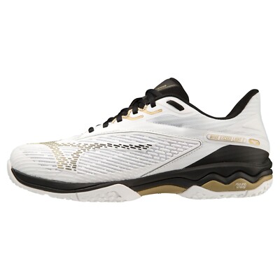MIZUNO Tennis Shoes WAVE EXCEED LIGHT 2 SW OC White/ Gold/ Black