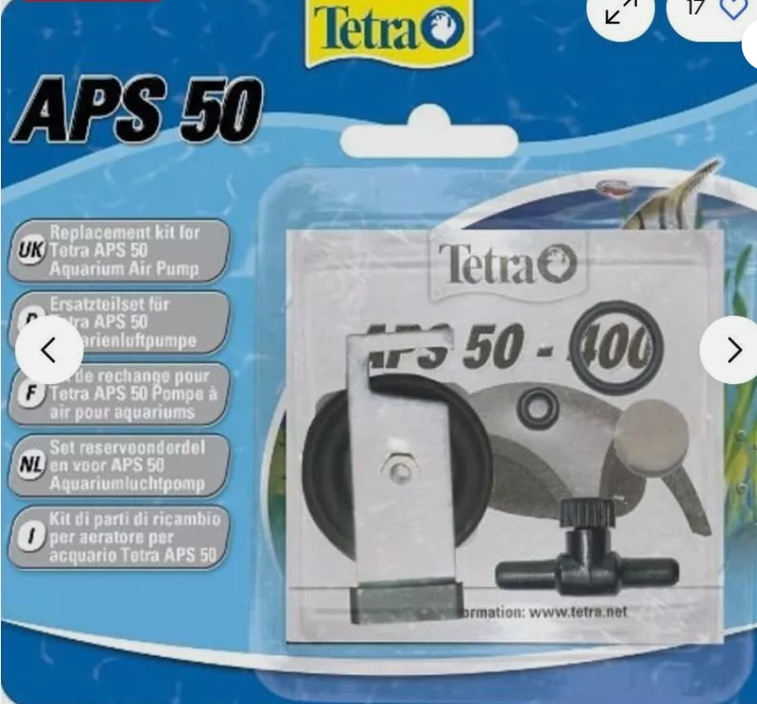 Tetratec Air Pump Spare Kit APS50 Fish Aquarium Tank T8501 #TH