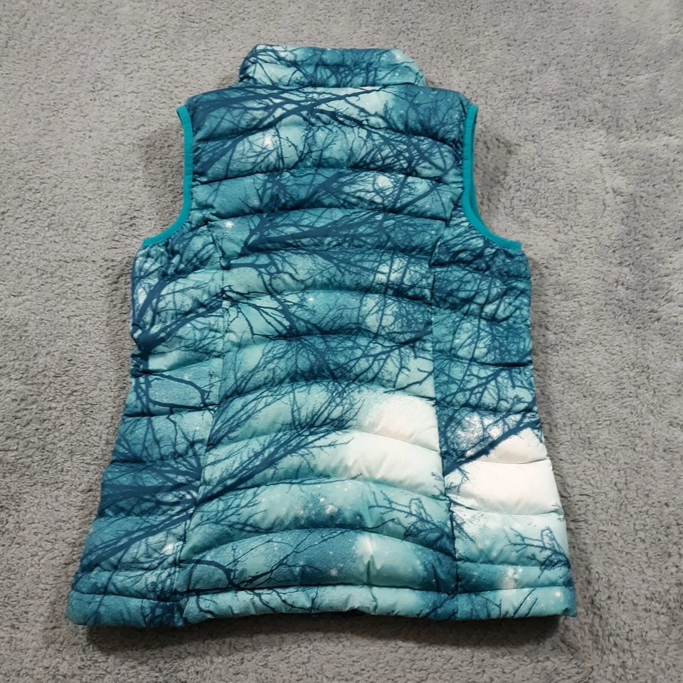Patagonia Duckdown Puffer Vest Full Zip Green Kids Girls Size Medium 10 - Image 2 of 4