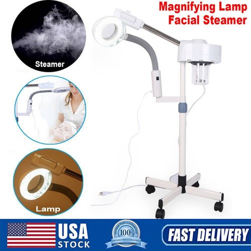 3X Magnifying Lamp Machine Salon Beauty Skin Care Equipment Spa Facial Steamer