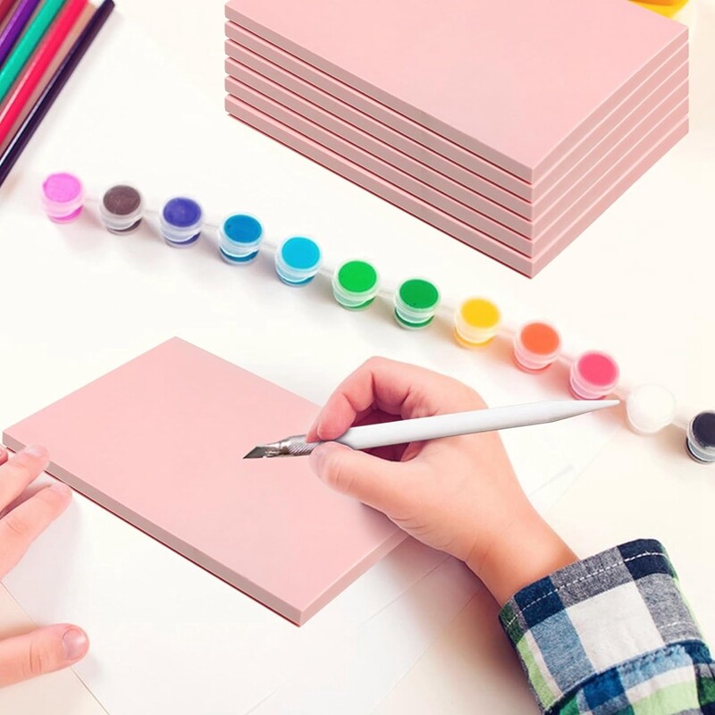 8 Pcs 4x6Inch Rubber Carving Blocks Linoleum Stamp Making Kit for3239 eBay