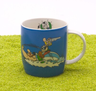 Könitz Porzellan Henkelbecher Asterix - Schwimmen 400ml