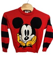 80's Vintage Mickey Mouse Co. Knit Sweatshirt Women's. Disney.