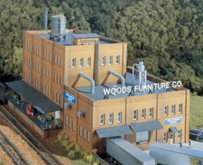 Design Preservation Models ~ N Scale ~ Woods Furniture Co. Building Kit ~ 66000