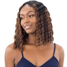 FREETRESS EQUAL SYNTHETIC 5 INCH DEEP PART LACE FRONT WIG - DEEP WAVER 001