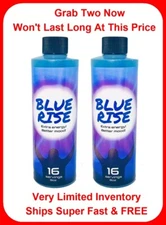 Blue Rise Energy Similar to RedDawn Energy 2-8oz bottle -16 Servings Per Bottle