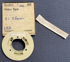 DANIEL LANOIS-THE MAKER/1" PAL PROMO MUSIC VIDEO MASTER TAPE BRIAN ENO RARE!!