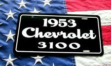 1953 Chevrolet 3100 Pickup Truck License Plate Tag 53 Chevy Pick Up Step Side 1953 Chevrolet 3100 Pickup Truck License Plate Tag 53 Chevy Pick Up Step Side