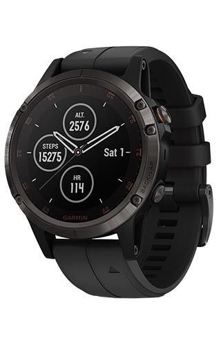 Garmin - Fēnix 5S Plus 010-01988-21, Plus Polyamide Black digital quartz Watch
