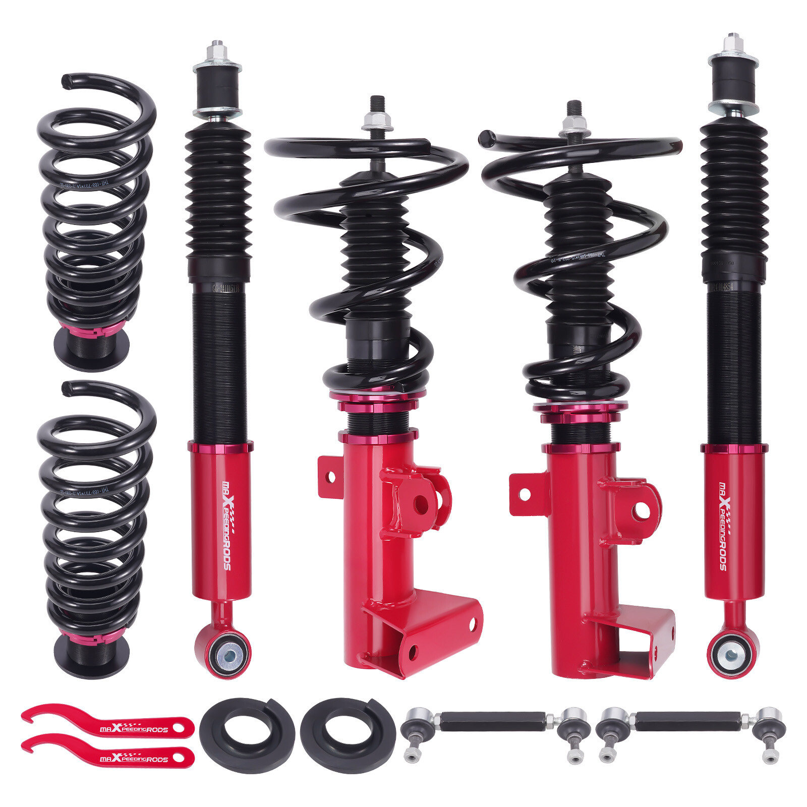 Coilover Shocks Struts Lowering Kit for Mercedes-Benz C-Class RWD (W203) 2001-07