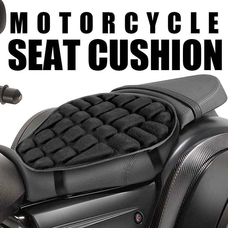 Cojín de asiento de gel cómodo para motocicleta funda de almohada alivio de presión universal Foto 3 de 4