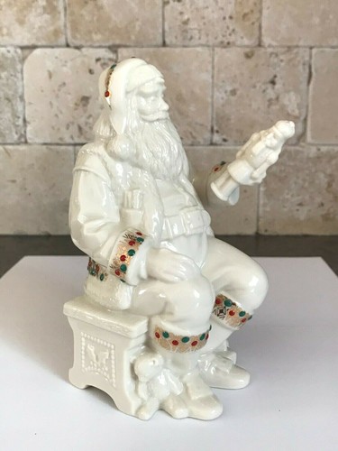 LENOX CHINA JEWELS SANTA'S TOYSHOP MINT Santa 5TH in series TOY SHOP - Picture 3 of 9