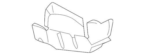 Extensión del riel del compartimento delantero izquierdo para Chevrolet 2010-2017 (P/N 84061311)